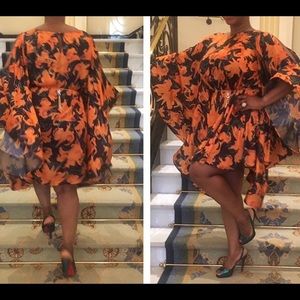 Show stopper dress w beautiful embellished sleeves